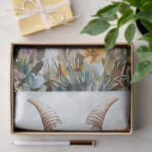 Springtime Goat Kind Yellow Wildflowers Decoupage Tissuepapier (Geschenk)