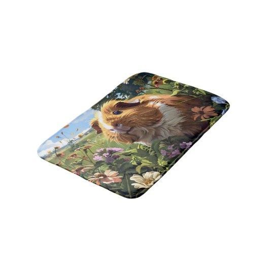 Springtime Guinee Pig Badmat (Gekanteld)