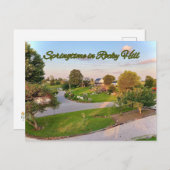 Springtime in Rocky Hill  Briefkaart (Voorkant / Achterkant)