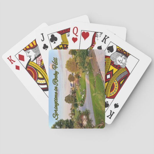 Springtime in Rocky Hill Pokerkaarten (Achterkant)