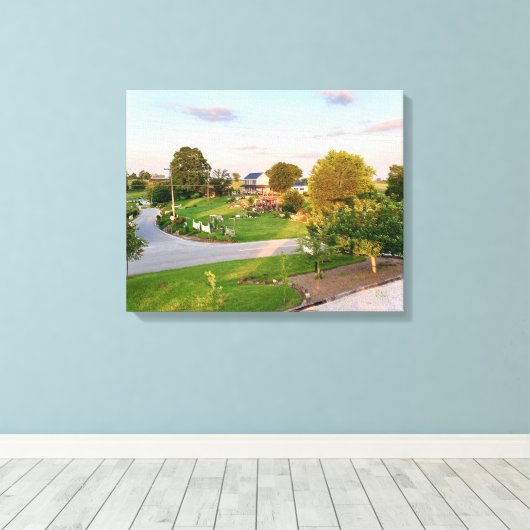 Springtime in Rocky Hill - Quiet Ember Canvas Afdruk (Insitu (Houten vloer))