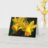 Springtime Kaart (Gele Bloem)