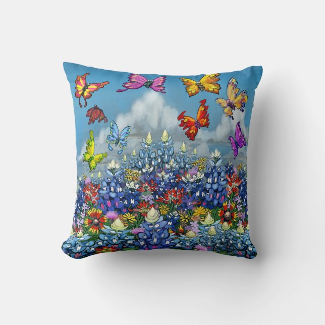 Springtime-kleuren Kussen (Voorkant)
