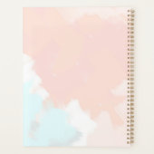 Springtime met naam en jaargegevens planner (Achterkant)