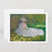 Springtime, Monet Briefkaart (Voorkant / Achterkant)