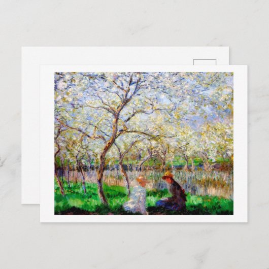 Springtime, Monet Briefkaart (Voorkant / Achterkant)