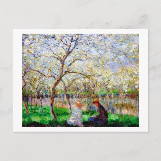 Springtime, Monet Briefkaart (Voorkant)