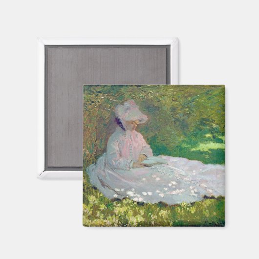 Springtime, Monet Magneet (Voorkant / Achterkant)