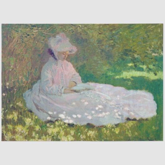 Springtime, Monet Tissuepapier (Voorkant)