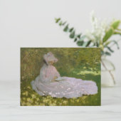 Springtime Monet voor dames lezen Kaart (Staand voorkant)