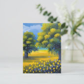  Springtime Natuur Art Briefkaart (Staand voorkant)