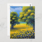  Springtime Natuur Art Briefkaart (Voorkant / Achterkant)