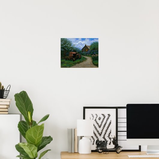 Springtime op het Boerderij Poster (Thuiskantoor)