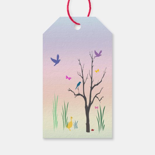 Springtime Pack van Gift Labels Cadeaulabel (Achterkant)