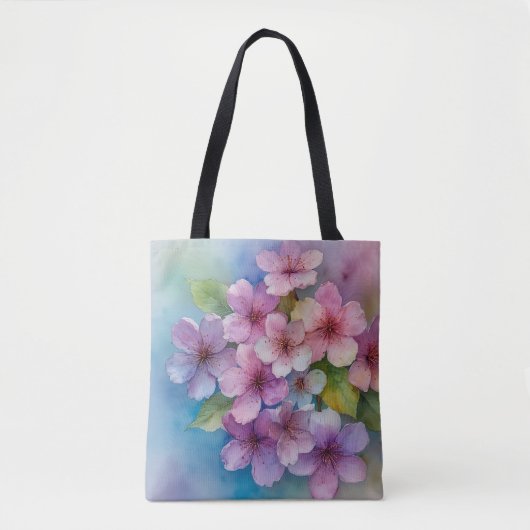 Springtime Sakura Bloom Canvas tas (Voorkant)