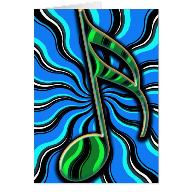 Springtime Semiquaver - 16th Note Music-symbool (Voorkant)