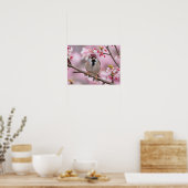 Springtime Serenity: Schattigee mus Poster (Keuken)