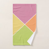 Springtime Sherbet Argyle Bad Handdoek (Handdoek)