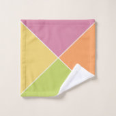 Springtime Sherbet Argyle Bad Handdoek (Wasdoekje)