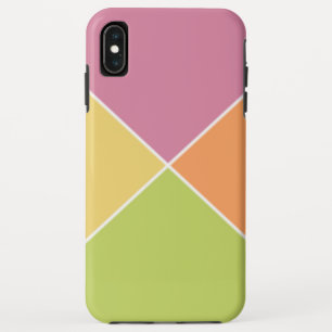 Springtime Sherbet Argyle iPhone XS Max Hoesje