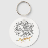 Springtime Sleutelhanger (Achterkant)