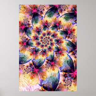 Springtime Spiral Poster