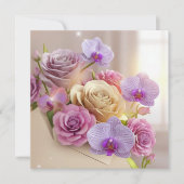 Springtime Splendor 3D-Wenskaart met Dew-Kiss Kaart (Voorkant)