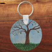 Springtime-structuur Veronderd Sleutelhanger (Voorkant)