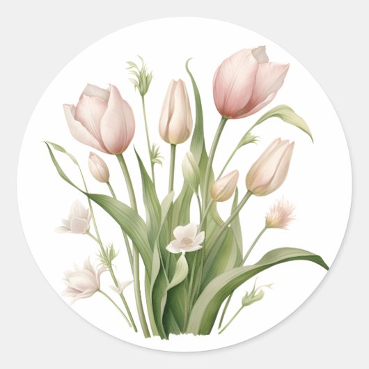 Springtime Tulpen Stickers (Voorkant)