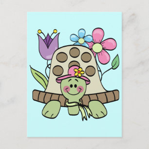 Springtime Turtle Tshirts en Gifts Briefkaart
