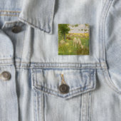 Springtime Vierkante Button 5,1 Cm (In situ)