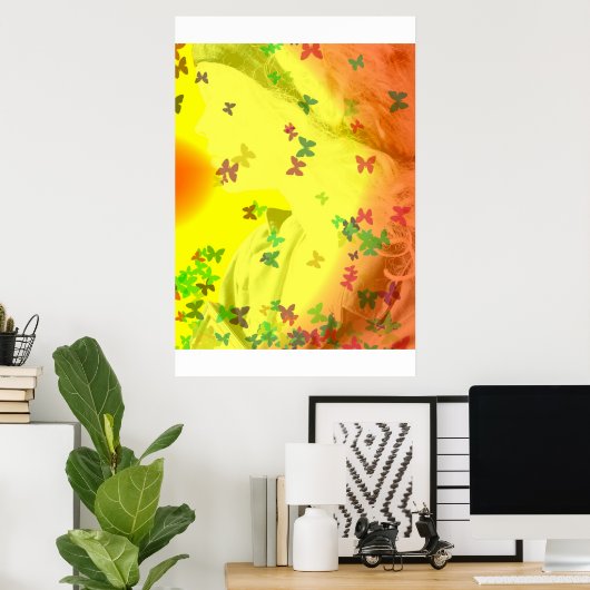 Springtime VooDoo Poster (Thuiskantoor)