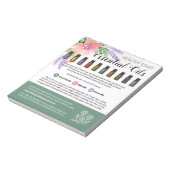 Springtime Watercolor Floral Essential Oils Notitieblok (Gedraaid)
