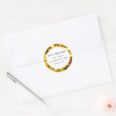 Springtime Wedding Save the Date Stickers (Envelop)