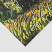 Springtime Woodland Landschap Tissuepapier (Detail)