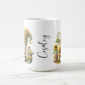 Springtime Zonnebloem Gnome Keramische Mok (Center)