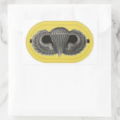 SPRINGVLEUGELS/OVAAL 1E BN 509E INFANTERIE STICKER (Tas)