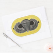 SPRINGVLEUGELS/OVAAL 1E BN 509E INFANTERIE STICKER (Envelop)