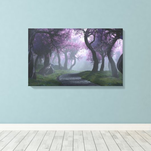 Springwalk Canvas Print (Insitu (Houten vloer))