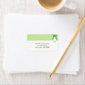 Springy Green Owl Etiket (Insitu)