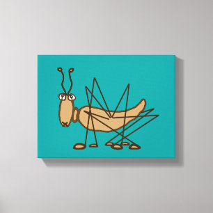 Sprinkhaan Canvas Afdruk