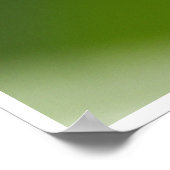 Sprinkhaan op blad Close-up Poster (Hoek)