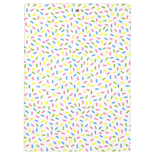 Sprinkkelt Ice Cream Cone Personalized klembord (Achterkant)