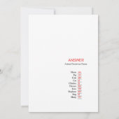 Sprinkle Baby shower - bewerkbare naam, 5x7 Kaart (Achterkant)