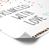 Sprinkle Baby shower Party Sign Poster (Hoek)