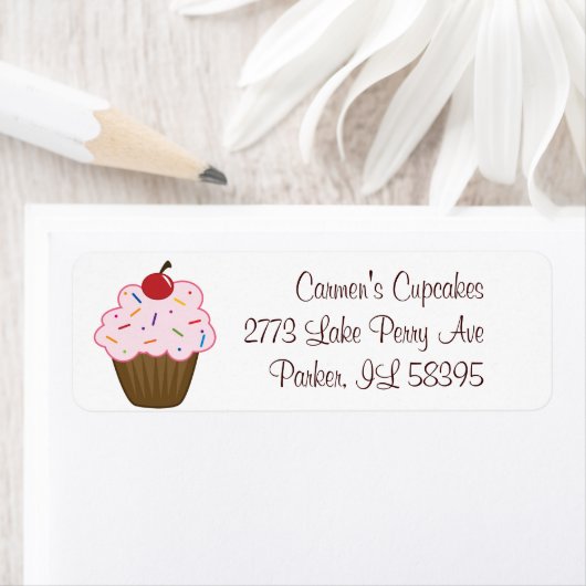 Sprinkle Cupcake Etiket (Insitu)