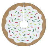 Sprinkle Donut Cute kerstboomrok Kerstboom Rok (Voorkant)