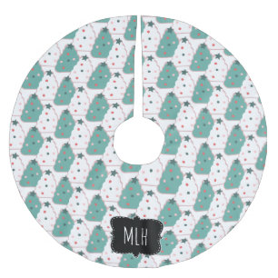 Sprinkle Dot Family Initiaal Cute Kerstkoekjes Kerstboom Rok