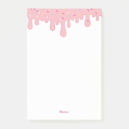 Sprinkle Drip Post-notities Post-it® Notes (Voorkant)