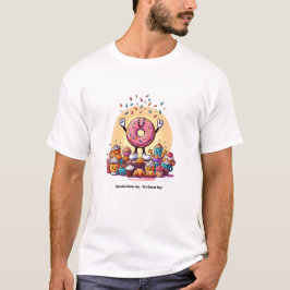 Sprinkle Joy: Onweerstaanbare Donut Dag T-shirt